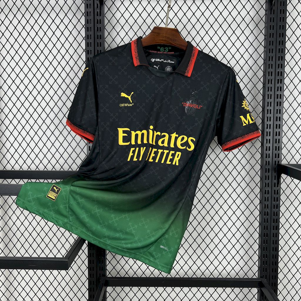 AC Milan 24/25 (Off-White Black Edition Jersey)