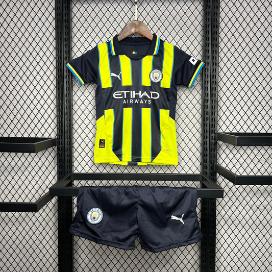 Manchester City 24-25 Away Kids Kit