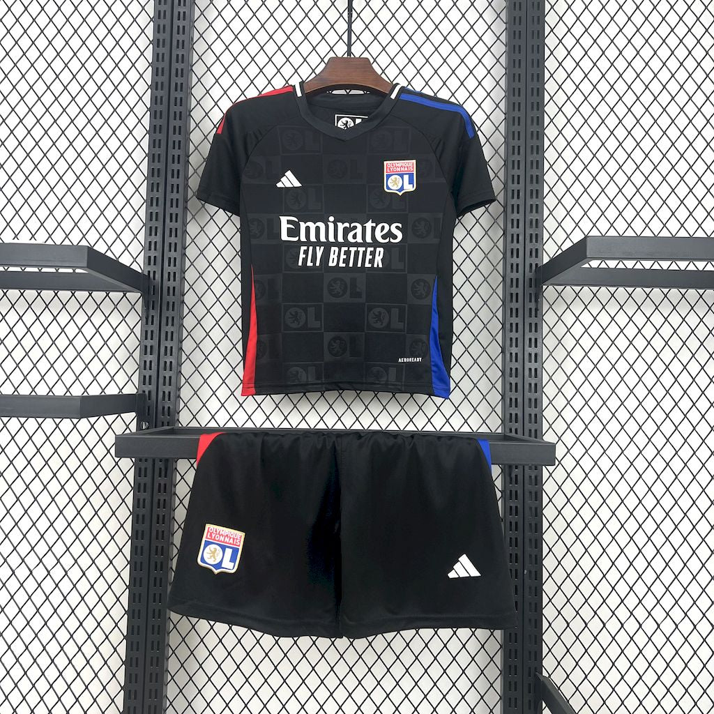 Olympique Lyonnais 24-25 Away Kids Kit