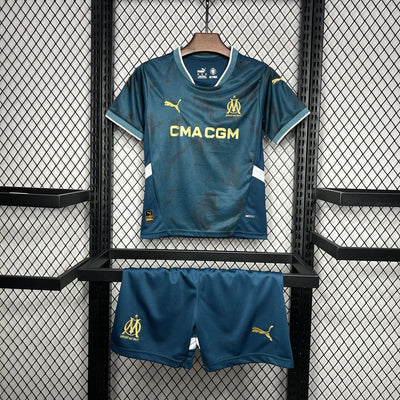 Olympique Marseille 24-25 Away Kids Kit