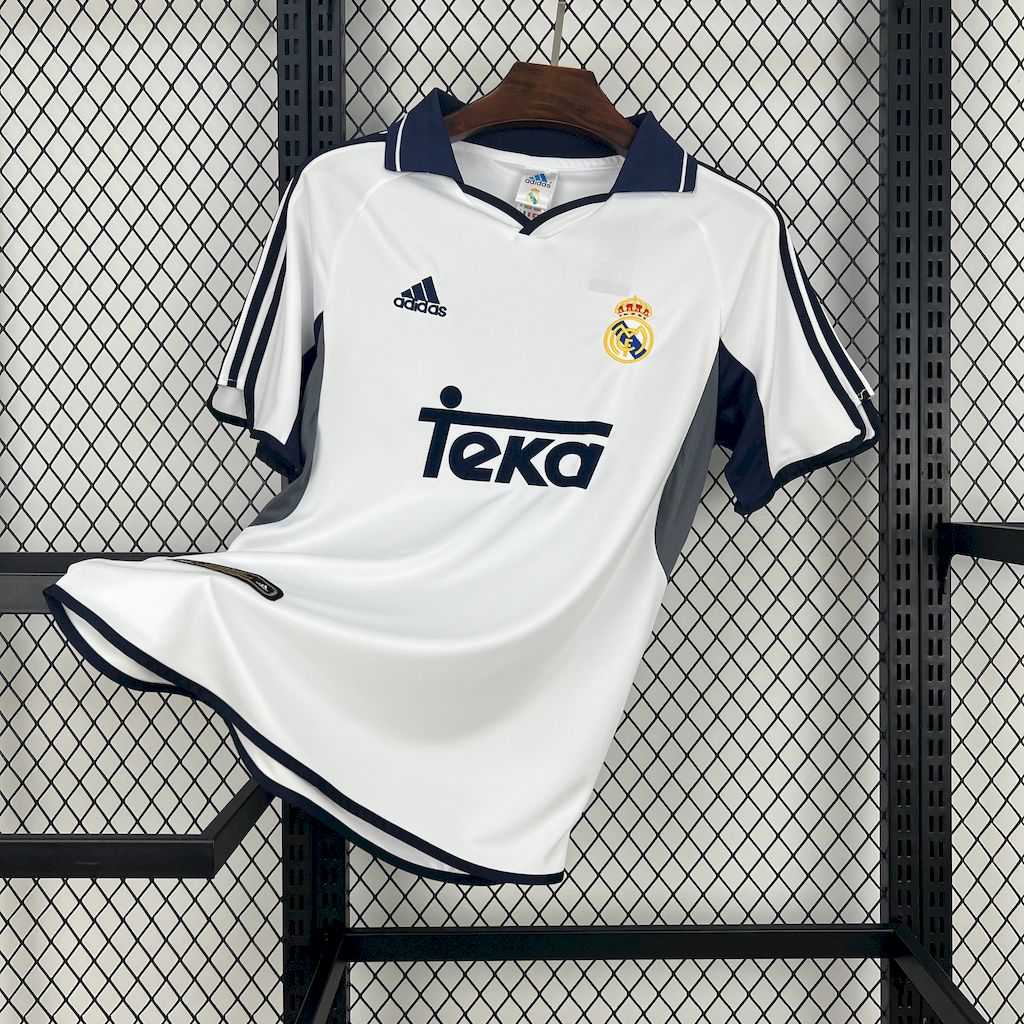 Real Madrid 00-01 Home Retro Jersey