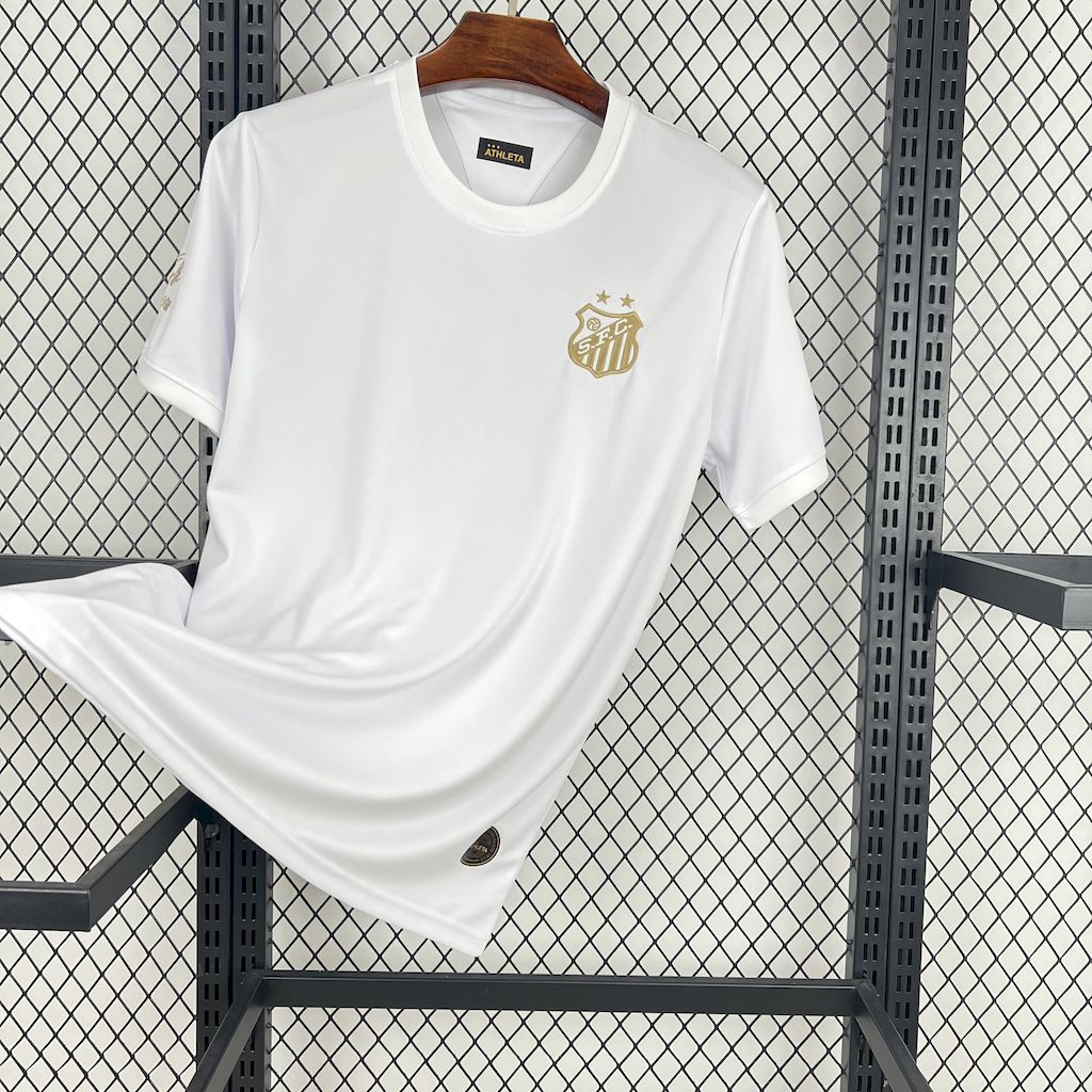 Santos FC 2025 (Pelé 1000 Gols Edition Jersey - White)