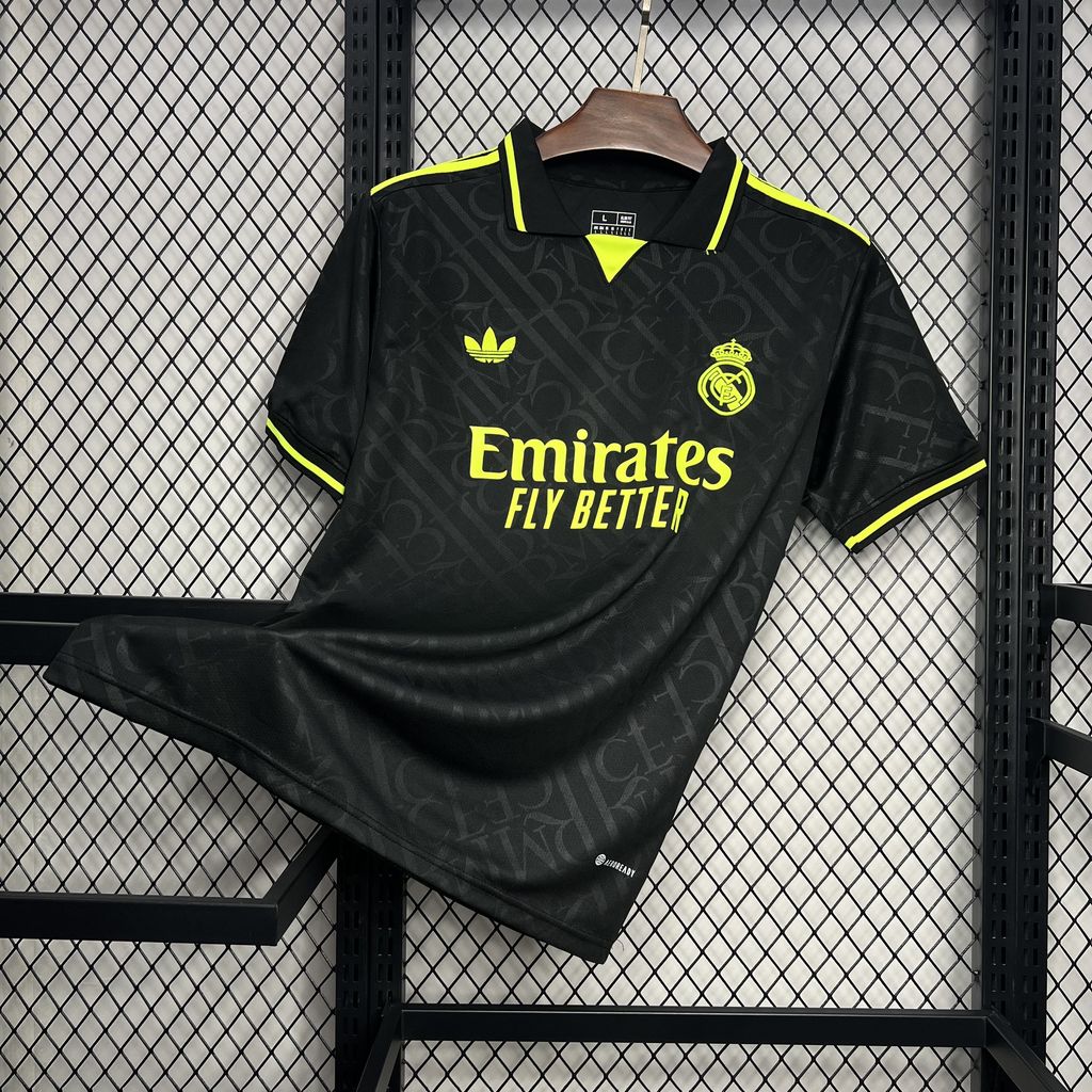 Real Madrid 24-25 Black Vintage Edition Jersey