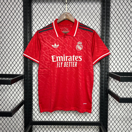 Real Madrid 24-25 Red Vintage Edition Jersey