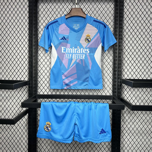 Camiseta de portero azul del Real Madrid 24-25