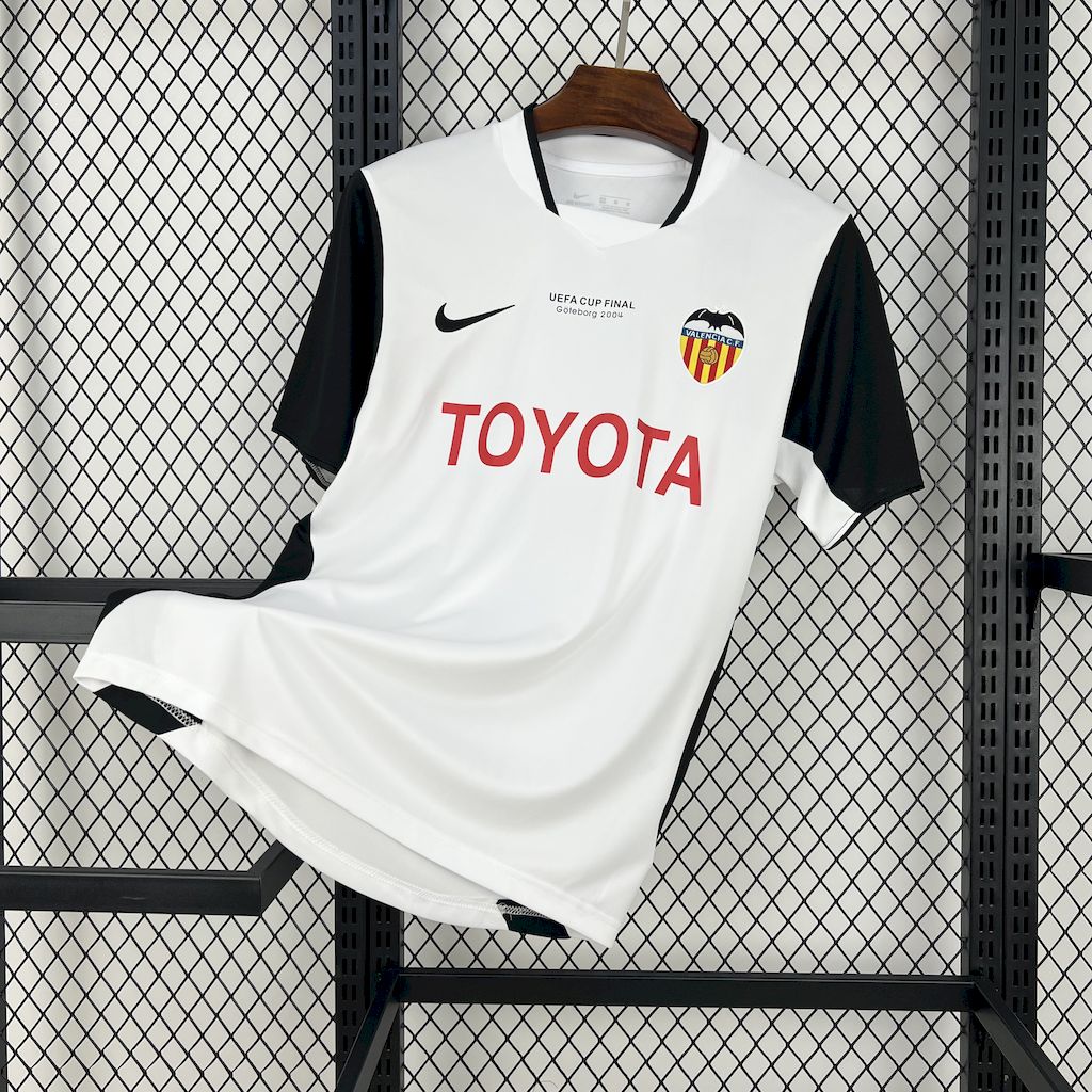 Valencia CF 03-04 Home Retro Jersey - Uefa Cup Final