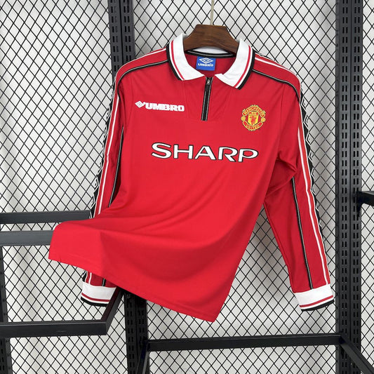 Manchester United 98-99 Home Retro Jersey - Long Sleeve