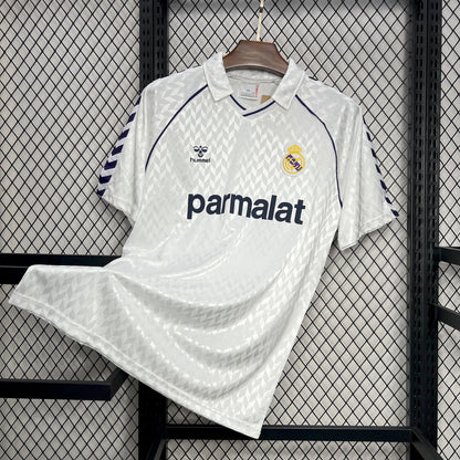 Real Madrid 88-89 Home Retro Jersey