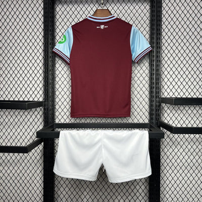 West Ham 24-25 Home Kids Kit