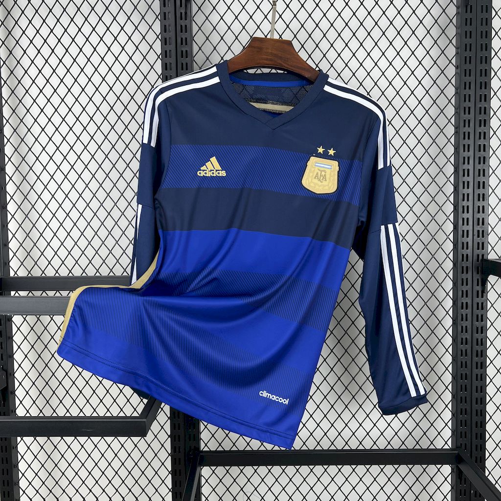 Argentina 2014 Away Retro Jersey - Long Sleeve