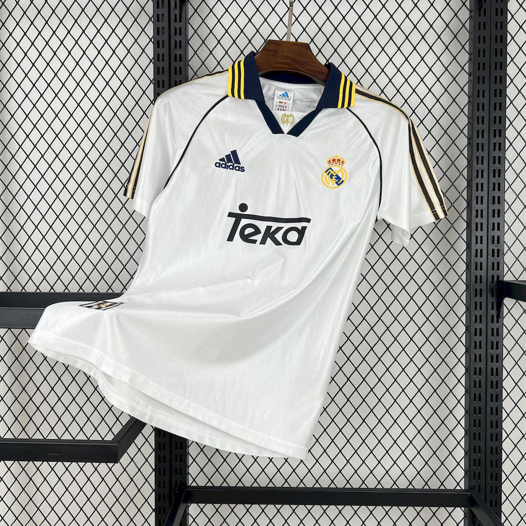 Real Madrid 99-00 Home Retro Jersey