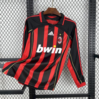 AC Milan 06-07 Home Retro Jersey - Long Sleeve