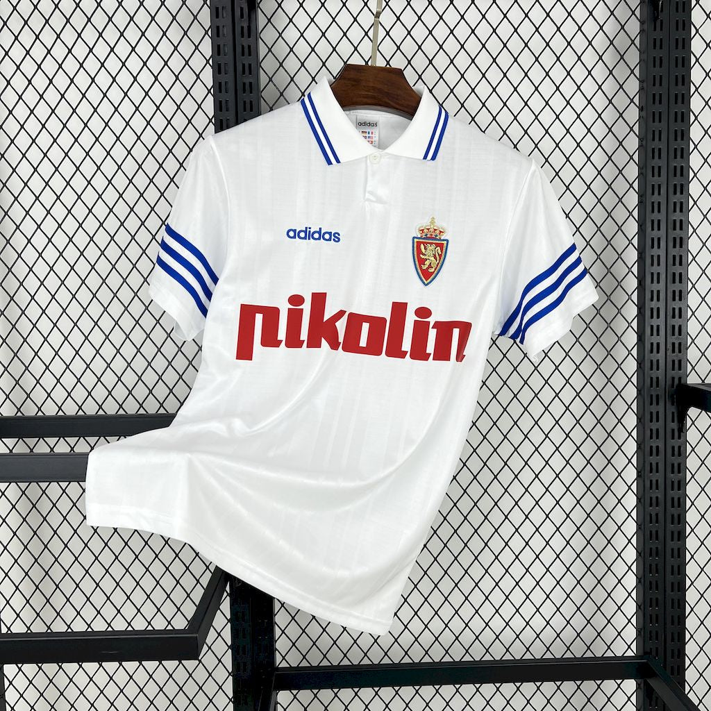 Real Zaragoza 95-96 Home Retro Jersey