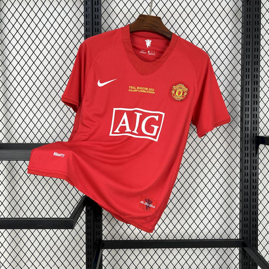 Manchester United 07-08 Home Retro Jersey - UCL Final