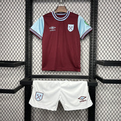 Kit inicial do West Ham 24-25 