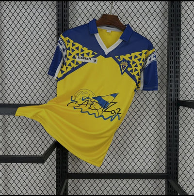 Cádiz CF 91-92 Home Retro Jersey