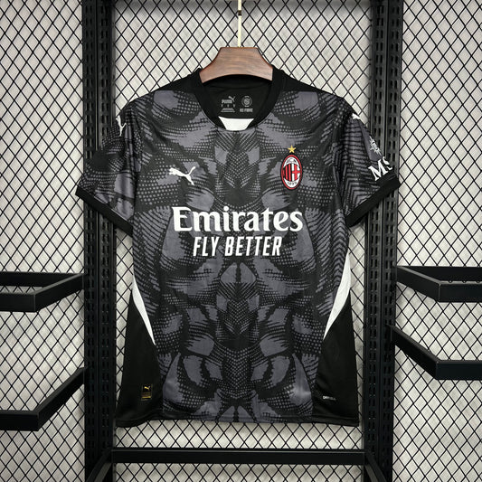 Camiseta de portero negra del AC Milan 24-25 