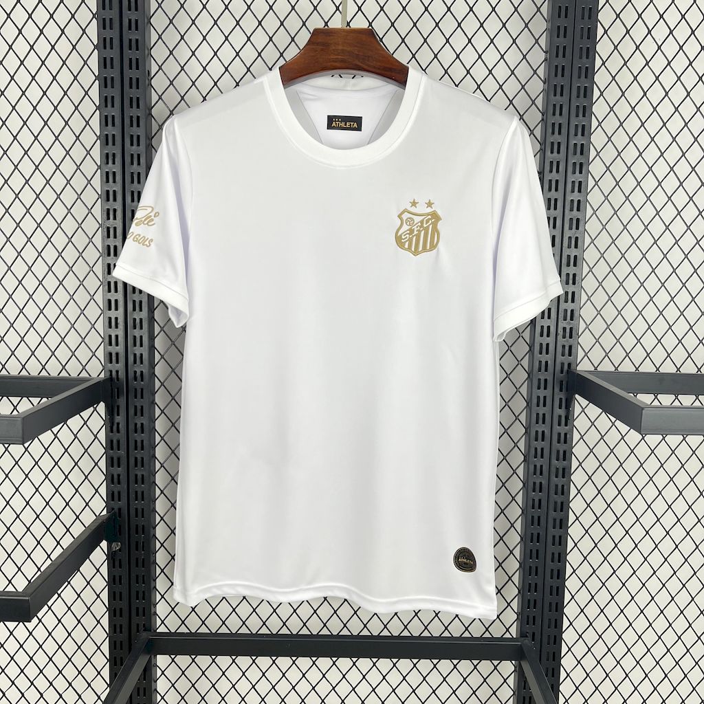 Santos FC 2025 (Pelé 1000 Gols Edition Jersey - White)