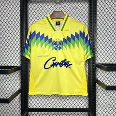 Camiseta de fútbol amarilla RTW de Corteiz Brasil