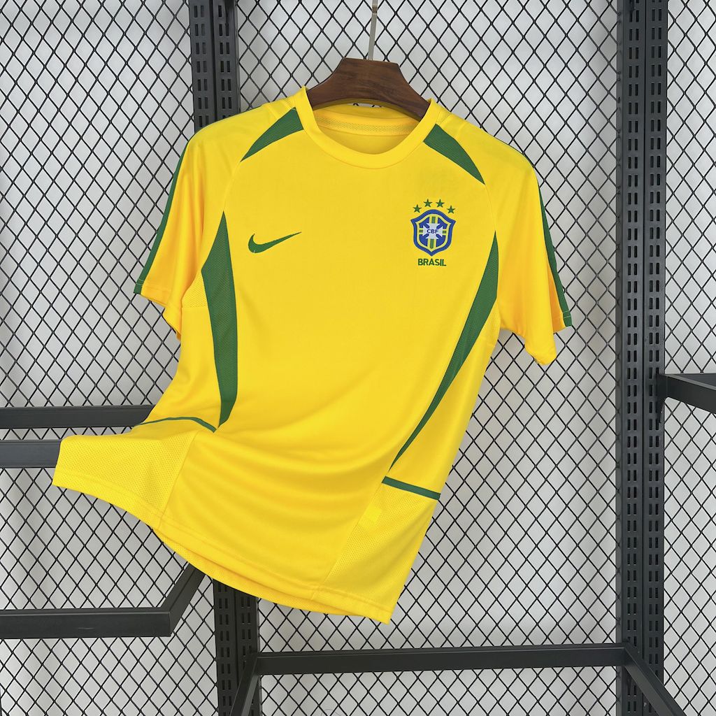 Brazil 2002 Home Retro Jersey