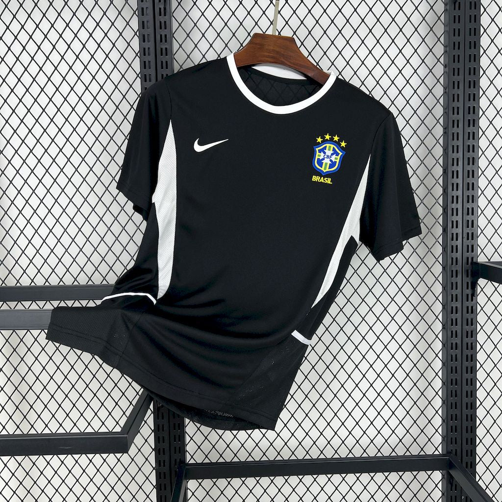 Brazil 2002 Black Retro Jersey - Goalkeeper