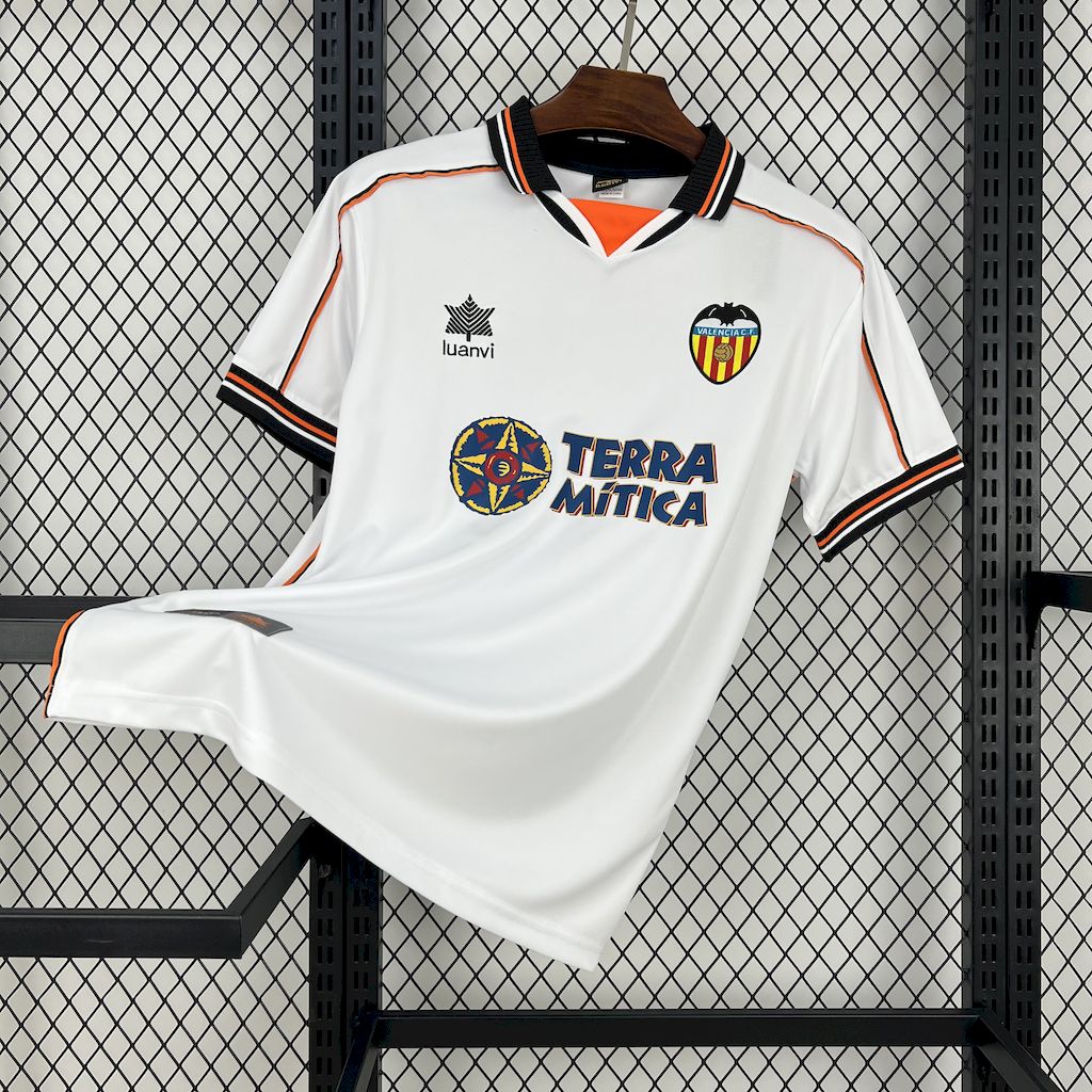 Valencia CF 99-00 Home Retro Jersey