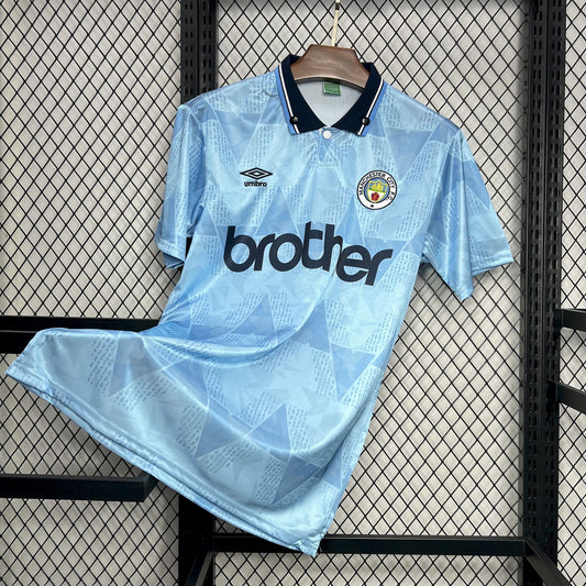 Manchester City 89-90 Home Retro Jersey