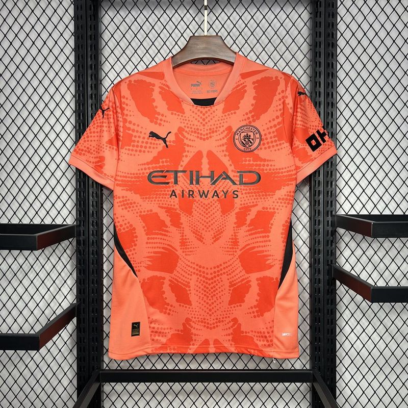 Camisa laranja GK Manchester City 24-25 