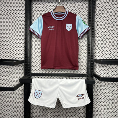 West Ham 24-25 Home Kids Kit