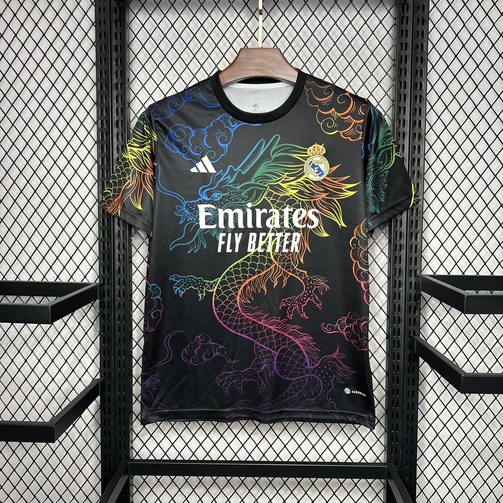 Real Madrid 24-25 (Black Dragon Edition Jersey)