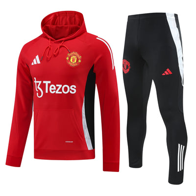 Manchester United 24/25 - Hooded Training Suit - Adults