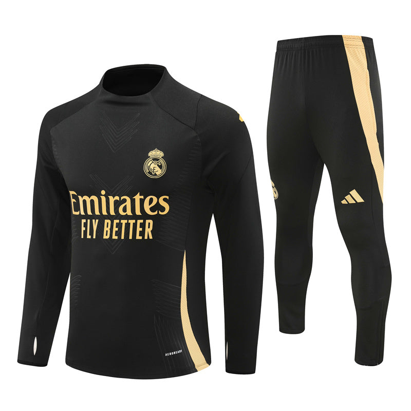 Real Madrid 24/25 - Training Suit - Black - Adults