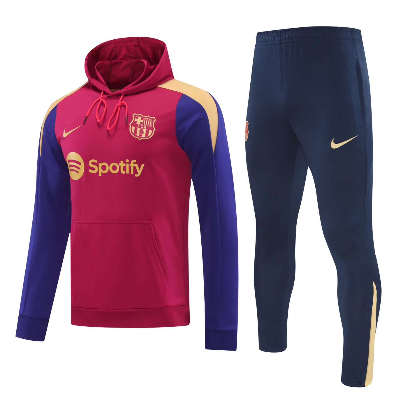 FC Barcelona 24/25 - Hooded Training Suit - Adults