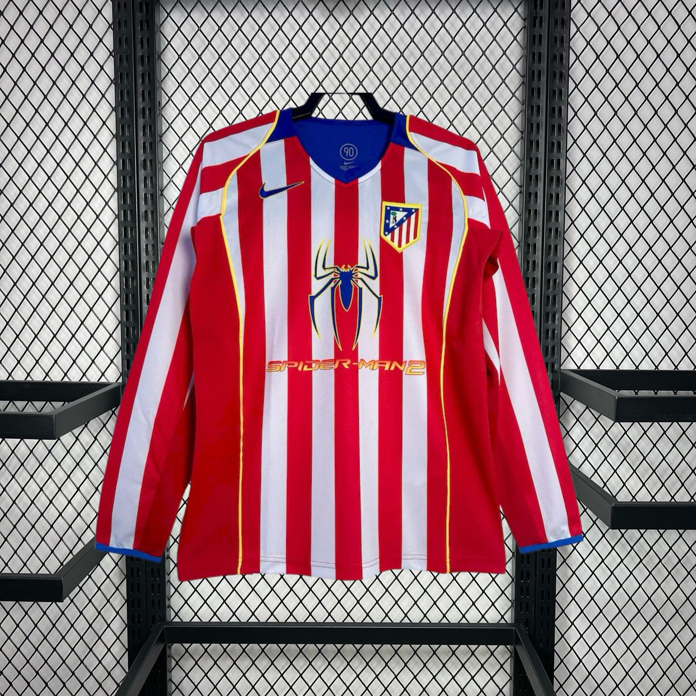 Atlético de Madrid 2004/05 Home Retro Jersey - Long Sleeve