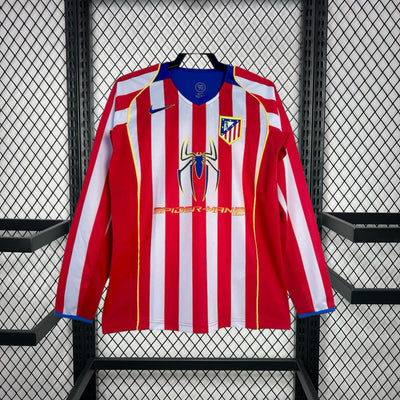 Atlético de Madrid 2004/05 Home Retro Jersey - Long Sleeve