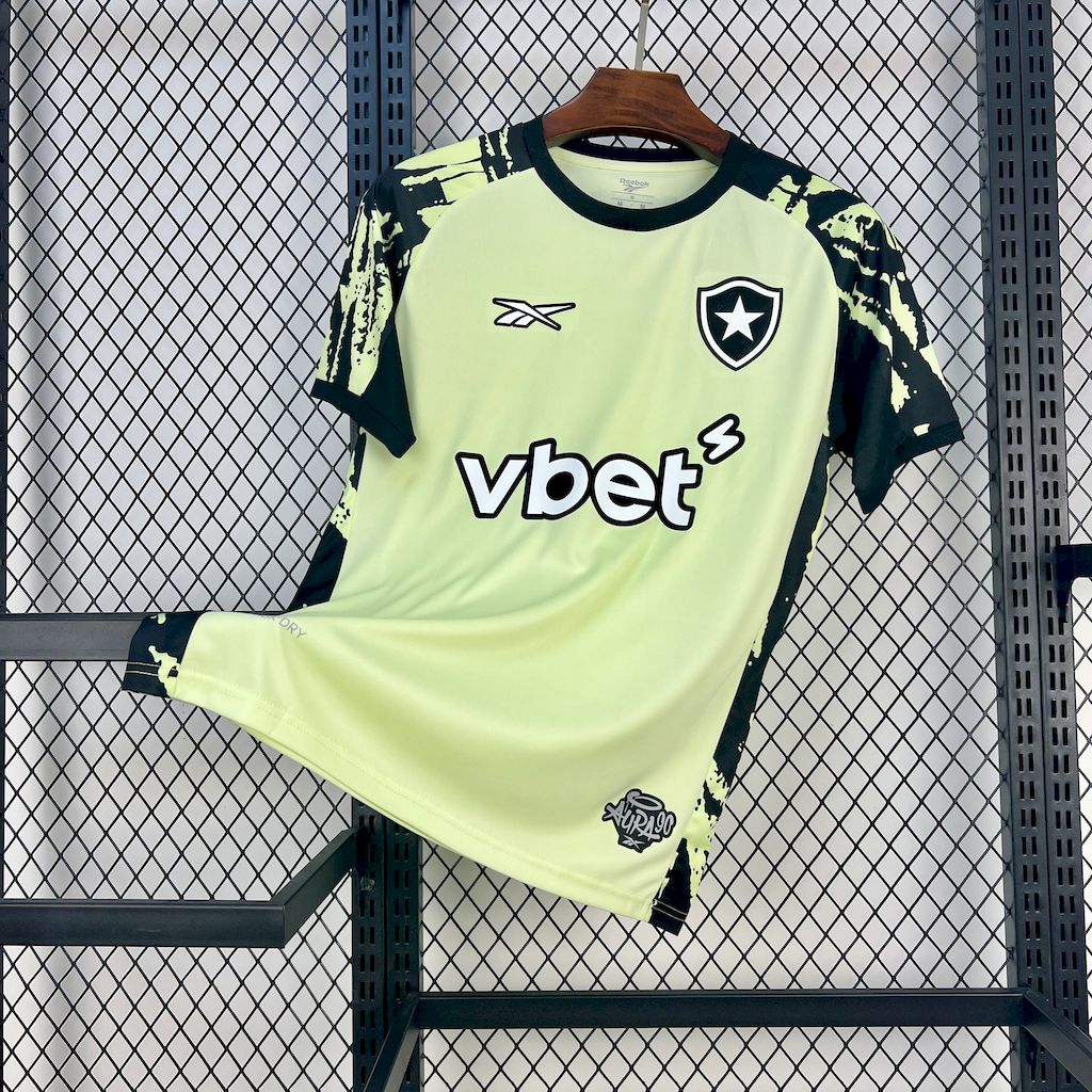 Botafogo 2025 Light Green Pré-Match Training Jersey