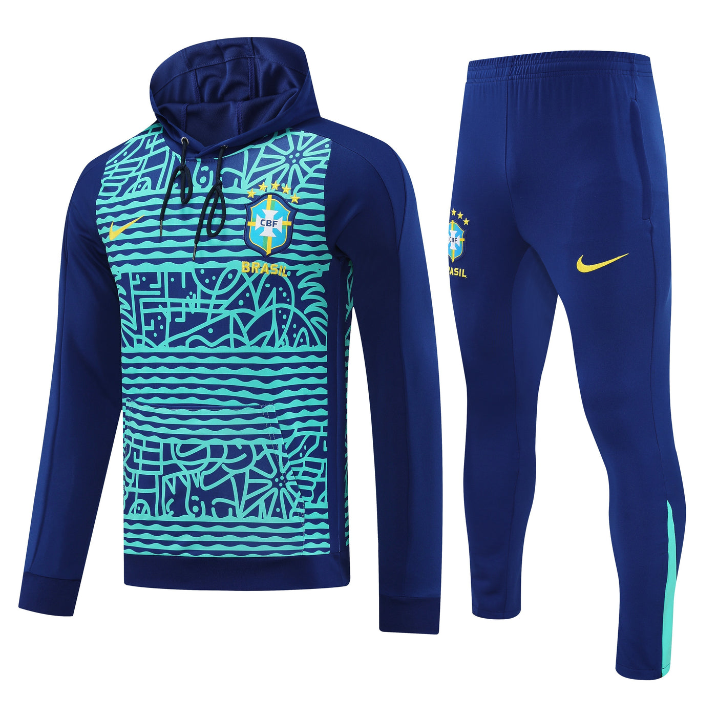 Brazil 24/25 - Hooded Training Suit - Adults