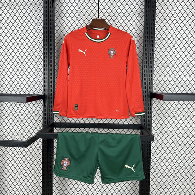 Portugal 25-26 (Home Kit - Long Sleeve)