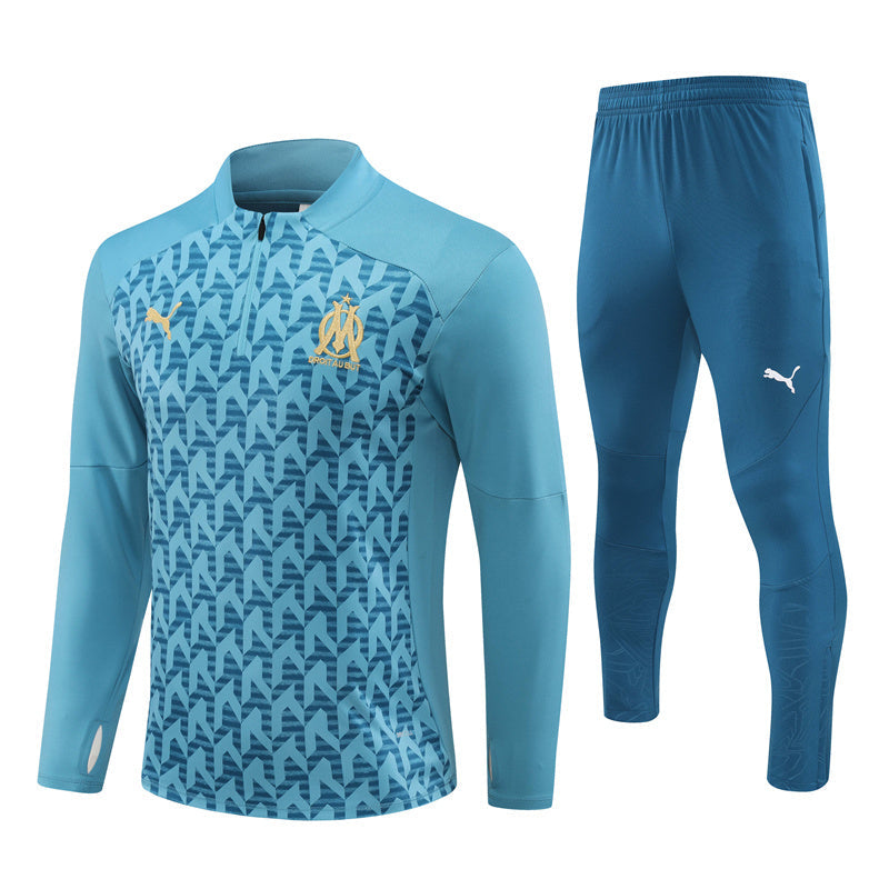 Olympique Marseille 24/25 - Training Suit - Blue - Adults