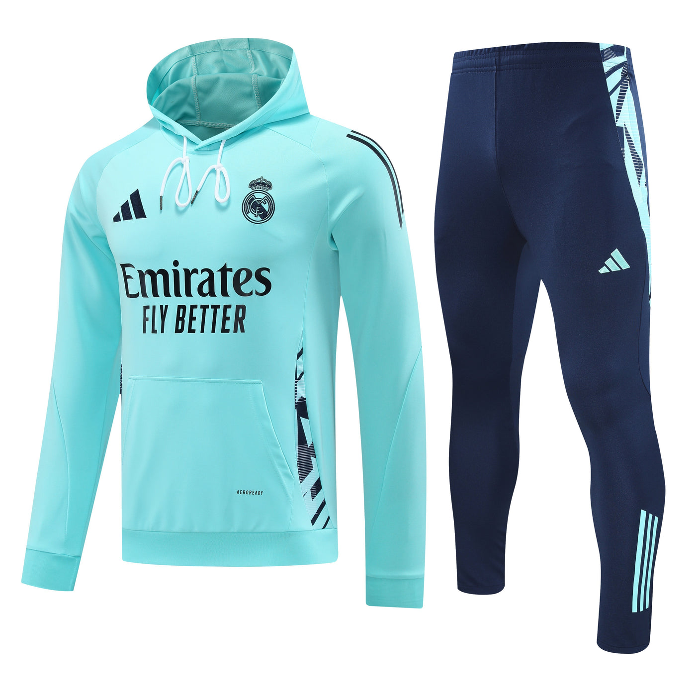 Real Madrid 24/25 - Hooded Training Suit - Adults