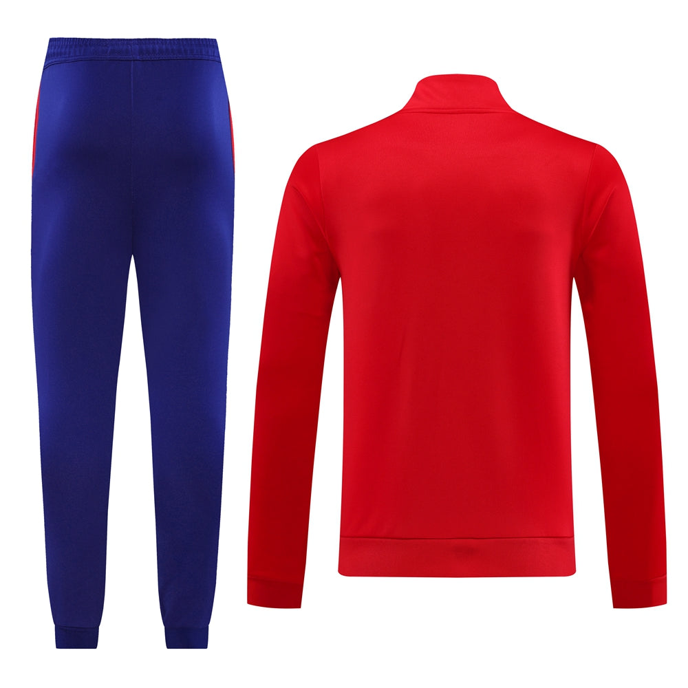 Arsenal FC 2024/25 Red & Blue Tracksuit
