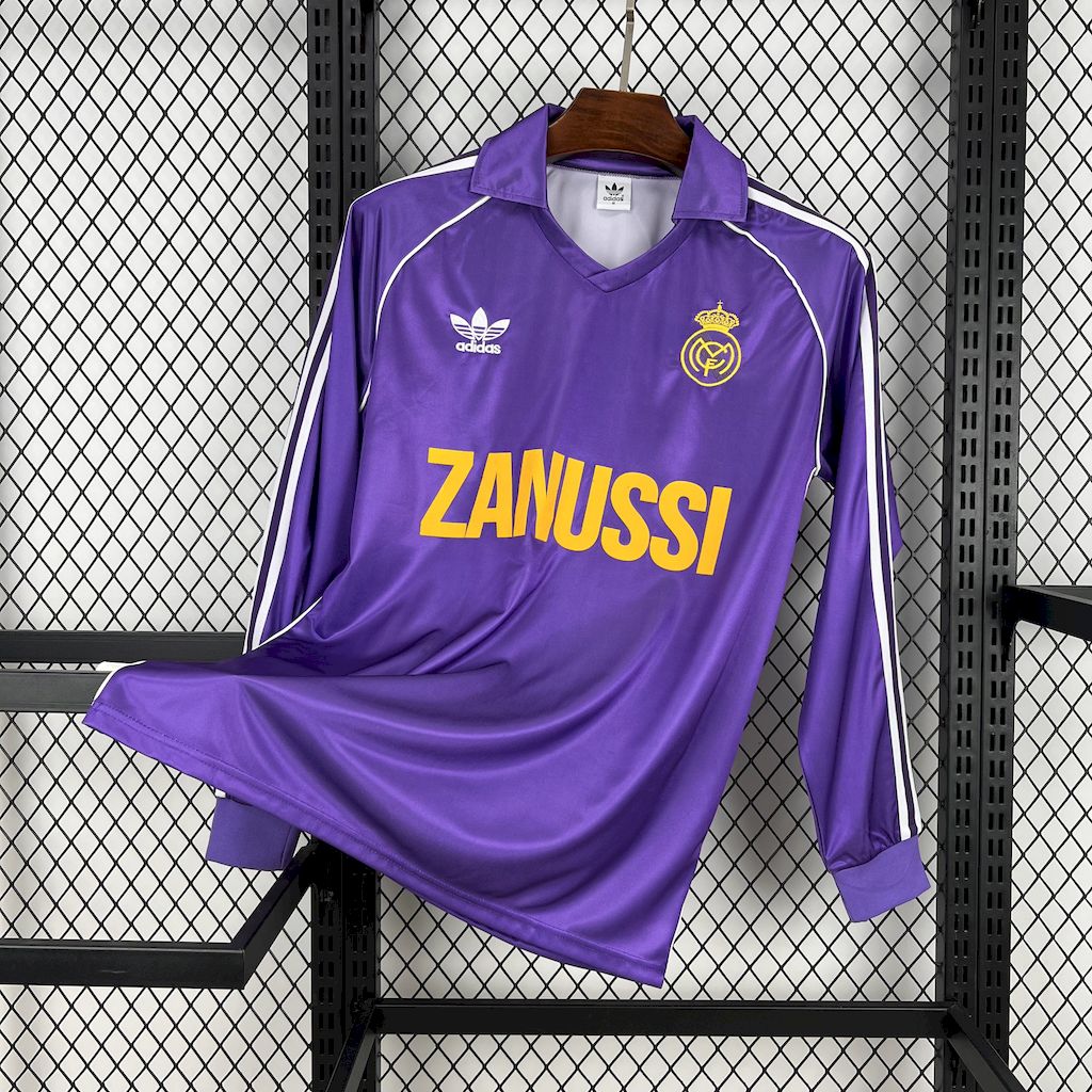 Real Madrid 84/85 - Third Retro Jersey - Long Sleeve