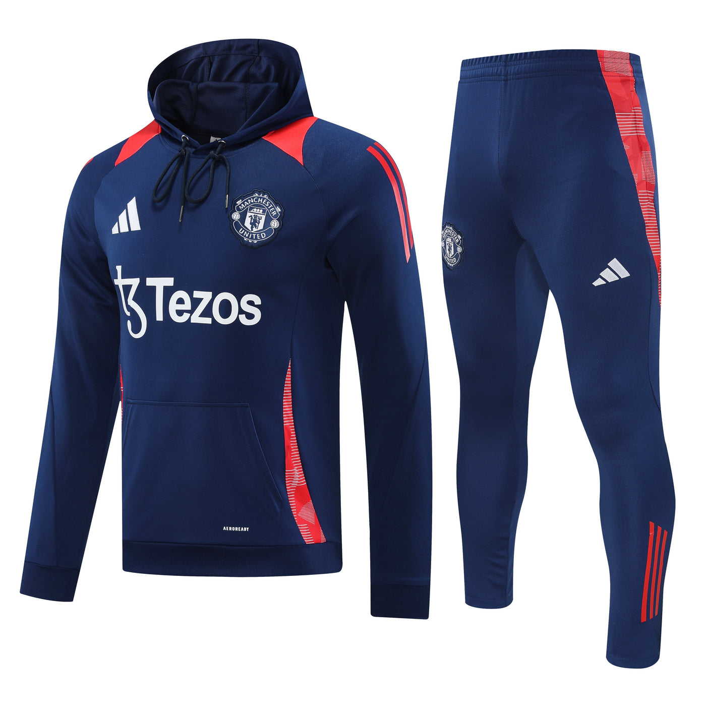 Manchester United 24/25 - Hooded Training Suit - Adults