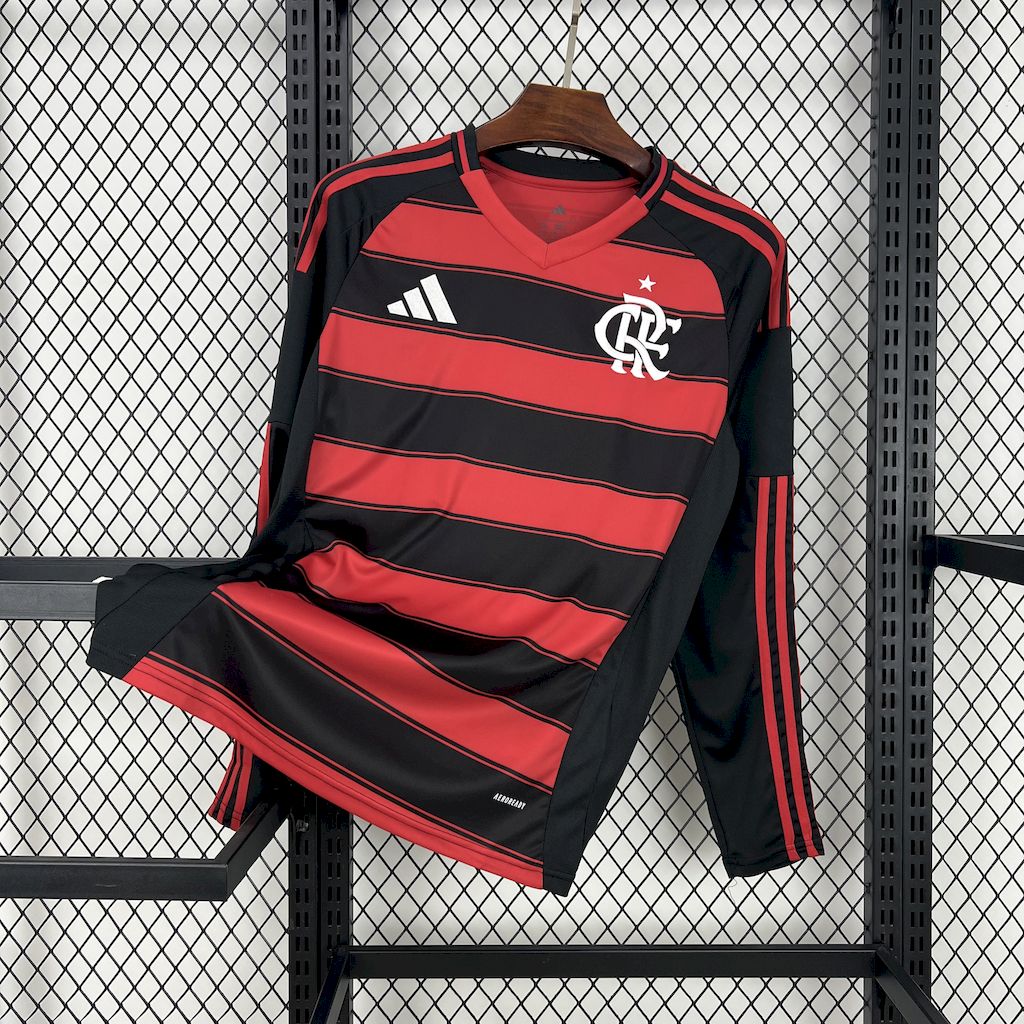 Flamengo 2025 (Home Jersey - Long Sleeve)