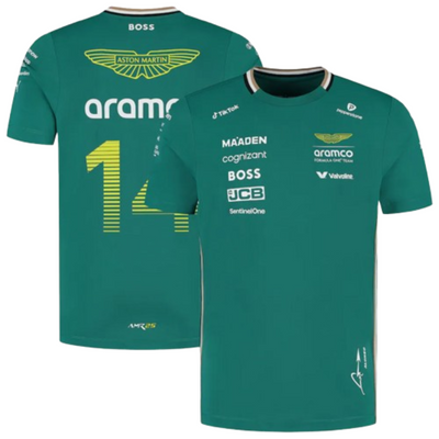 Aston Martin F1 Team 2025 (Green T-Shirt - #14)