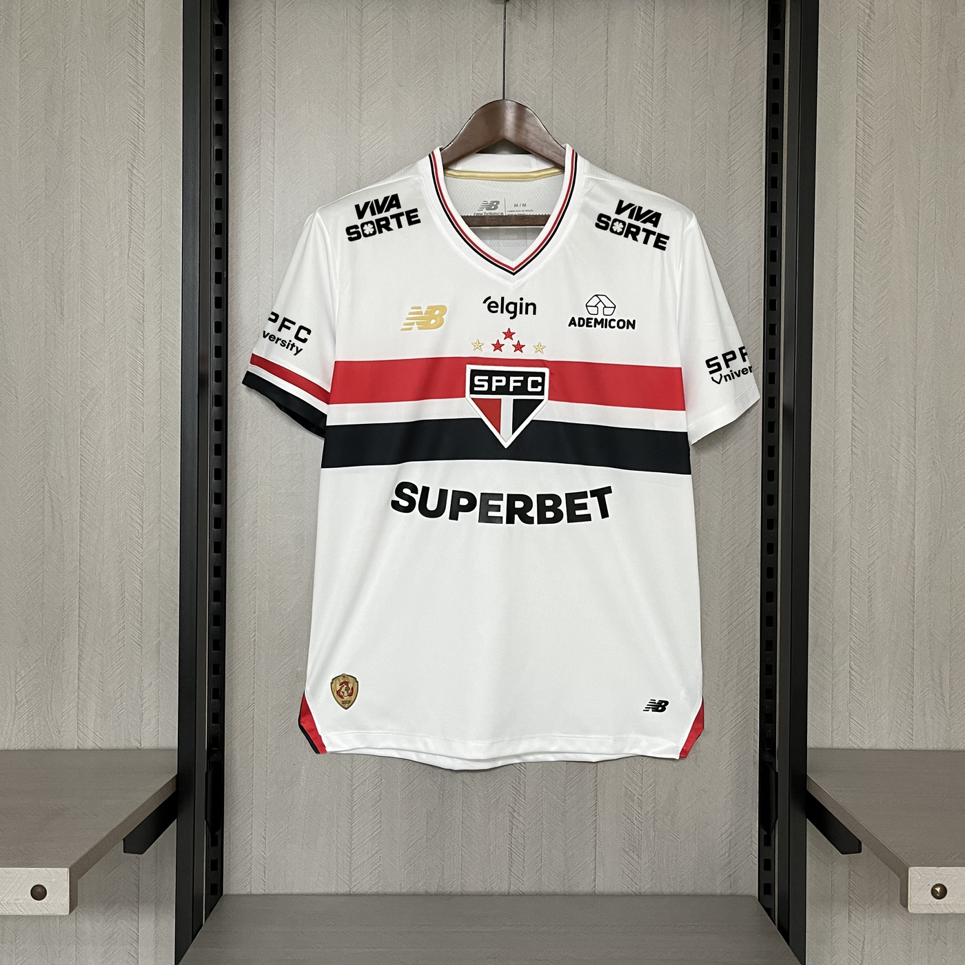 São Paulo FC 2025 (Home Jersey - All Sponsors)