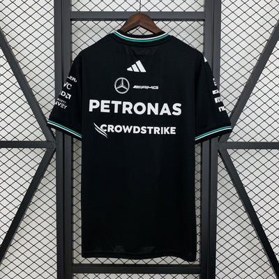 Mercedes AMG Petronas F1 2025 Team Driver T-Shirt - Black