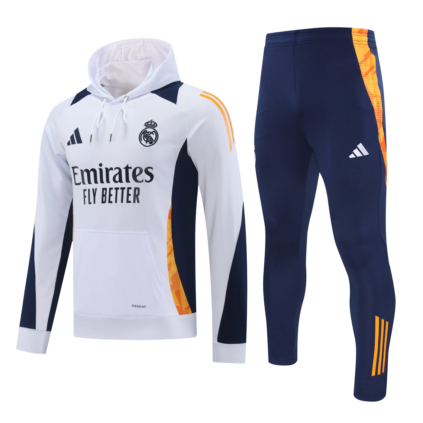 Real Madrid 24/25 - Hooded Training Suit - Adults