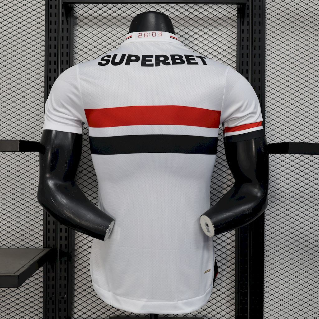São Paulo FC 2025/26 Home Jersey - Player Version