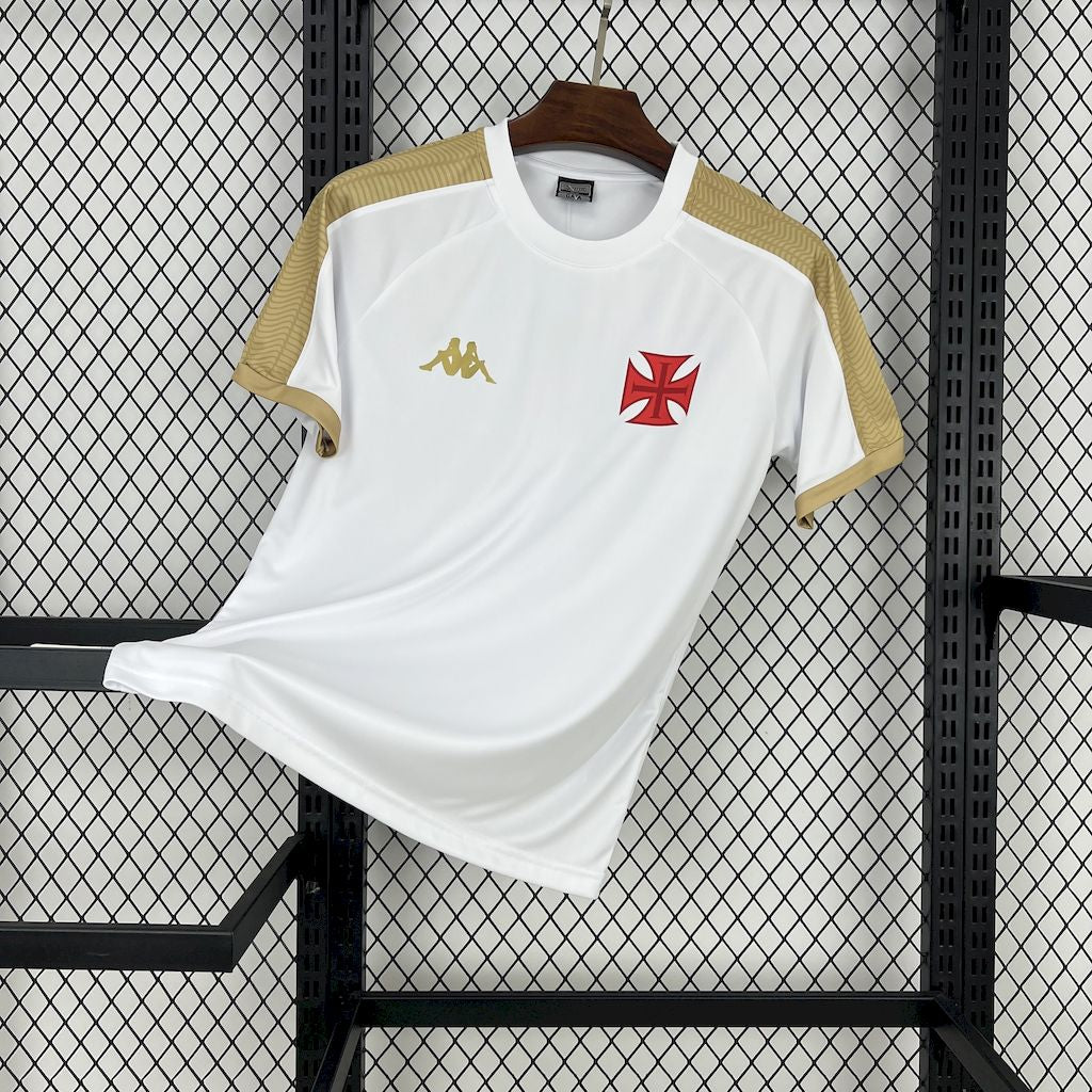 Vasco da Gama 2025/26 Supporter White & Gold Jersey